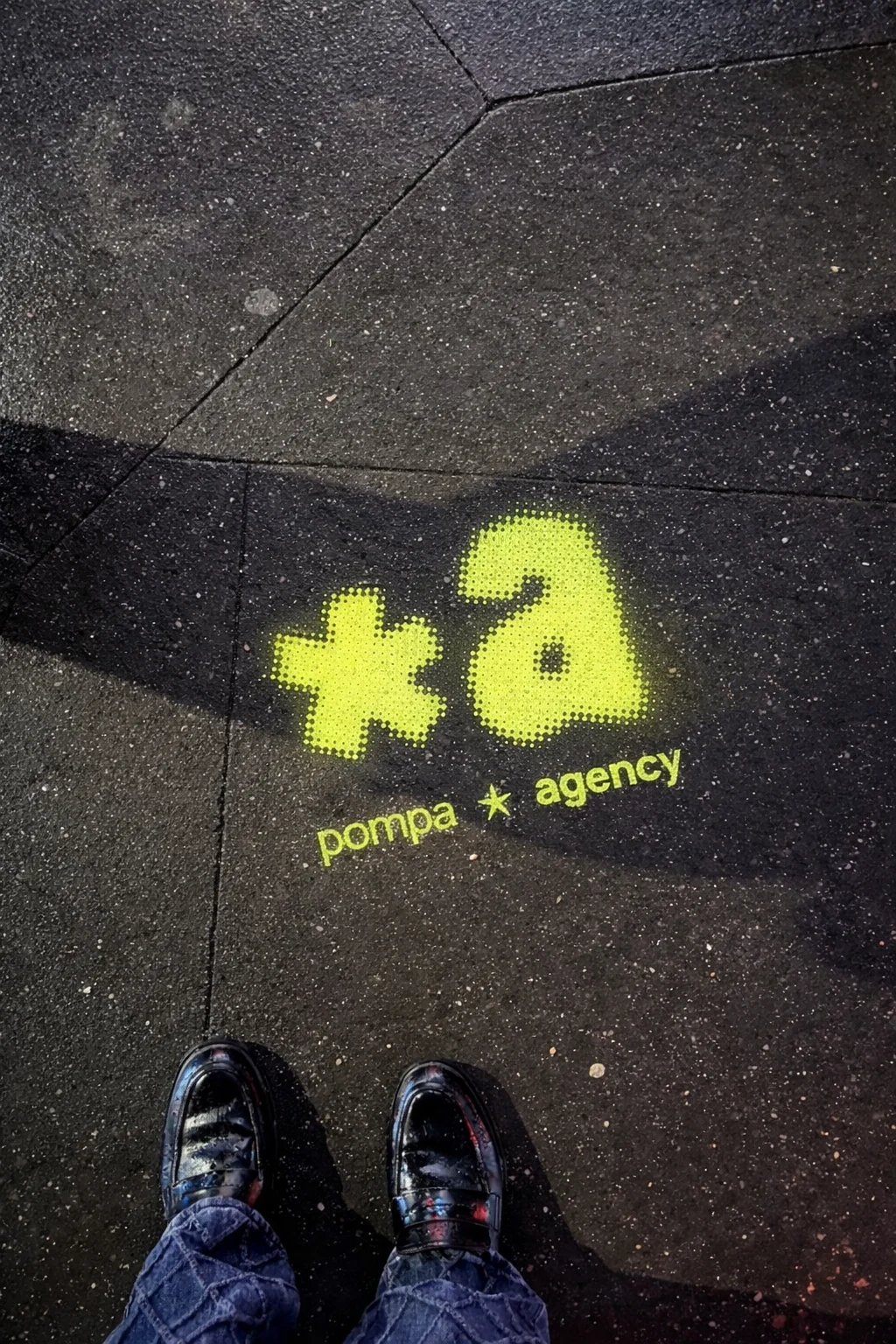 pompa agency stencil